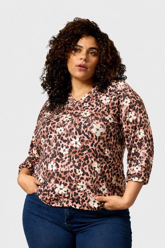 ZHENZI shirt Sylva 3/4 mouw
