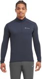 Montane Protium Lite Pull-on Fleece Met Halve Rits Blauw M Man
