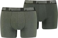 Puma Basic Boxer 2-Pack Heren S Groen
