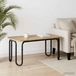 Maison Exclusive Table basse, chêne artisanal, 79,5 x 40 x 36 cm, fibre de bois