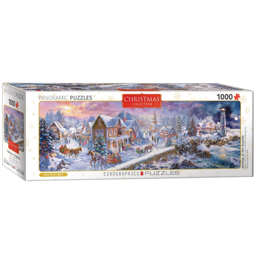 Eurographics Holiday at the Seaside Panorama Puzzel (1000 stukjes)