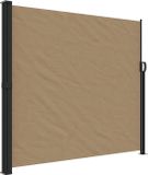 vidaXL Windscherm uittrekbaar 180x500 cm taupe