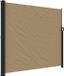 vidaXL Windscherm uittrekbaar 180x500 cm taupe