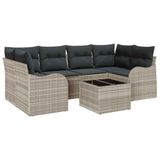 vidaXL Tuinbank Set 7-st 6-Aantal zitplaatsen