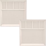 Svenska Living Assiette - 4 pièces - Blanc - Porcelaine - 24,5 cm