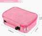 Merkloos Potloden Case, 72 Slots Grote Capaciteit Potloden Cases Potloden Pouch Kleuren Potlodenhouder Organizer Stationaire Bag met Binnenvak met Rits voor Kleine Accessoires (Roze)