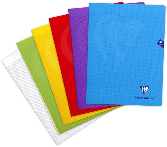Clairefontaine Mimesys schrift, A4, gelinieerd, blauw