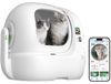 Merkloos Zelfreinigende kattenbak - Automatisch - 76 L - Met app-bediening en camera - Wit