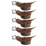 YYST Cowboy Hoed Rack Cowboy Hoed Houder Coyboy Hoed Organizer 5/PK- Geen Cowboy Hoed
