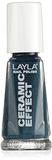 Layla Cosmetics 1243R23-070 Ceramic Effect Nagellak - Urban Petrol, per stuk verpakt (1 x 0,01 l)