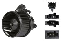 HELLA Ventilateur d'habitacle, 12V, 264W, 2 pôles, adapté entre autres pour OPEL CORSA