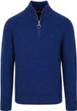 Barbour Newtown trui wol Ink Blue - Maat XL - Heren