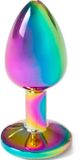 Secret Toys SECRETPLAY TOYS | Secret Play - Metal Butt Plug Rainbow Small Size 7 Cm