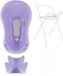 Baignoire bébé avec support - SET de 4 pièces - Lilas