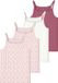 NAME IT - NKFSTRAP TOP 4P AOP NOOS - Meisjes - Onderhemden - Mauve Morn - Maat 92