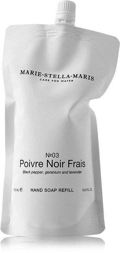 Marie-Stella-Maris Hand Soap Poivre Noir Frais REFILL - 500 ml