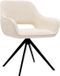Kick Collection KICK® NORI Draaibare Eetkamerstoel – 360° Auto-Return – Chenille – Creme