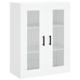 VidaXL Hoge kast, wit, 69,5 x 34 x 180 cm, houtvezel