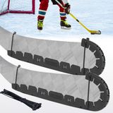 Elzusha - Protège-lame de hockey avec bandes antidérapantes