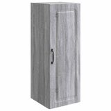 vidaXL Wandkast 33 x 34,5 x 90 cm Bewerkt hout Grijs Sonoma