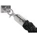 Bolero CF136 Bolero barrière touw zwarte twist met chroom uiteinden