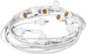 FANTON 62988 lichtsnoer 10 m 10 lampen Wit IP44 Koppelbaar