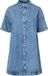 PIECES - PCSKY SS A-SHAPE DENIM DRESS NOOS BC - Medium Blue Denim - S