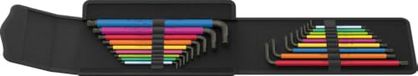 Wera Big Pack Multicolour hoeksleutel binnenzeskant (metrisch) / TORX® Set 1, 19-delig