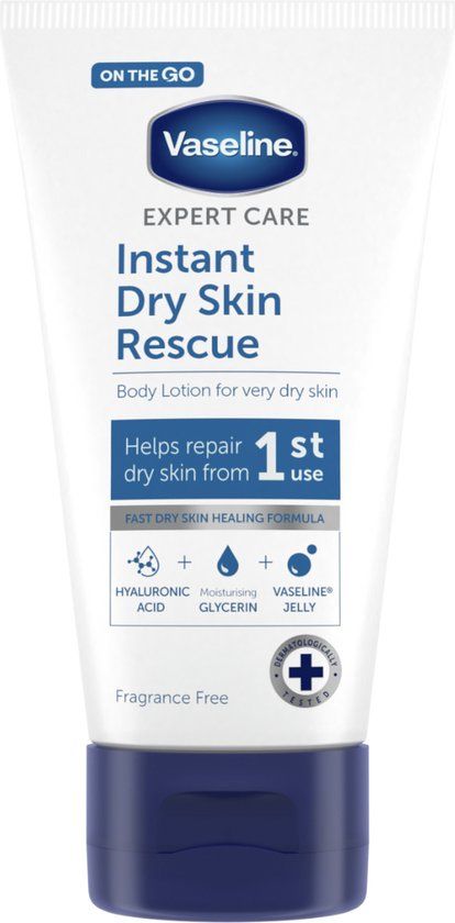 Vaseline Bodylotion Instant Dry Skin Rescue Tube 75 ML