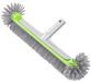 PoolBlaster Zwembadborstel zwembadbezem schoonmaakborstel - Halfronde borstel - Aluminium handvat - Voor liner zwembad en tegels