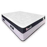 Matnature Zerobact Sac Visco-elastische matras, zakveren, hoge sterkte en premium aanpassingsvermogen, hoogte 30 cm, antislip en antibacterieel (90 x 180 cm)