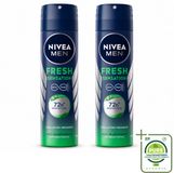 NIVEA MEN Fresh Sensation Deodorant Spray - 150 ml - 2 Stuks