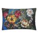Kussensloop Minakari Cobalt - Kussensloop in katoen satijn met print