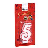 SPAAS Verjaardagskaars - cijfer '5'