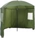 vidaXL Vissersumbrella - 290 x 225 cm - Oxford Polyester - Geel Leger
