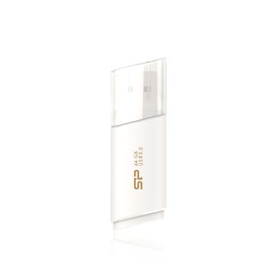 Silicon Power Blaze U06 - USB-stick - 64 GB - Wit