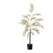 Zstar Kunstpalm, 120 cm, grote kunstpalm in pot, kamerplanten, hoekdecoratie, palmvaren voor woonkamer, kantoor, terras, rood