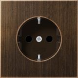 Jung SCHUKO®-wandcontactdoos, 16 A 250 V ~, serie LS, messing antiek ME 1520 AT