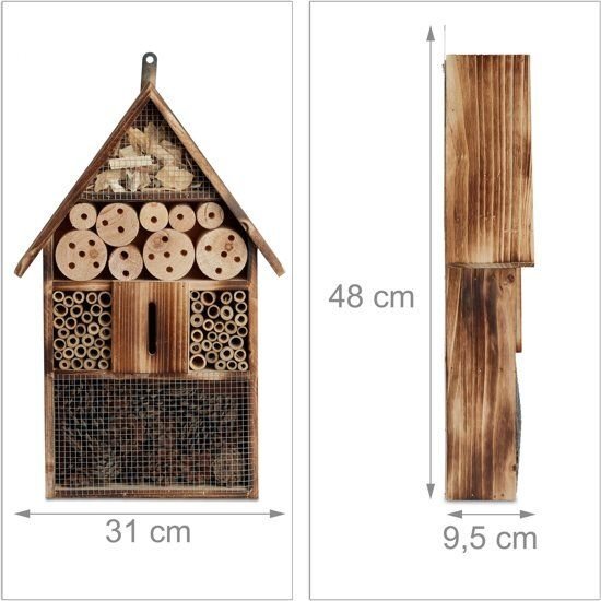 Relaxdays Insectenhotel 50 cm groot