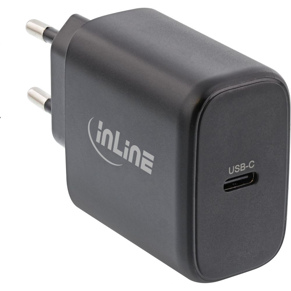 InLine 65W USB-C PD GaN Charger - Black