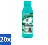 Garnier Fructis Hair Food Aloe Vera Shampoo - Normaal tot Droog Haar - 350 ml - Voordeelverpakking - 20 stuks