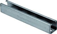 Fischer Montagerail/-profiel Samontec FUS, staal, antraciet