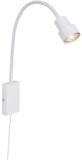 B.K.Licht BRILONER Tusi - Wandlamp bedlamp - touch functie - metaal - 5W - 400Lm - 3.000K - wit