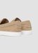 s.Oliver Badslipper Lichtbruin Leer Rubber Heren Maat 44