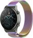 Strap-it Huawei Watch GT 2 Pro Milanese band - regenboog - 22mm