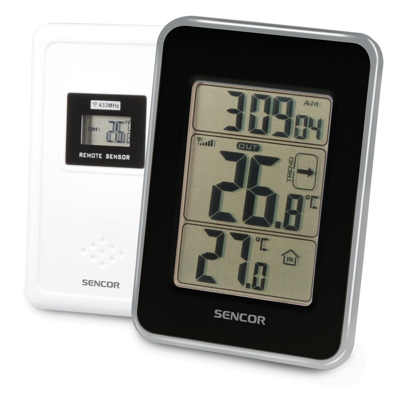 Sencor SWS 25 BS - Digitaal Weerstation - Zwart/Zilver