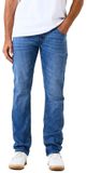 Garcia Heren Jeans 610 Russo Straight Fit Blauw Katoen