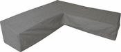 Eurotrail Waterdichte Hoes voor L-vormige Loungeset, Hoekbank, Cantonic 270x270cm, Grijs