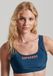 Superdry Elastisch Code Micro Topje Dames Badpakken Blauw