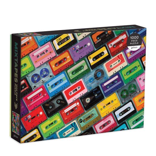 Galison Mixtapes 1000 Piece Puzzle